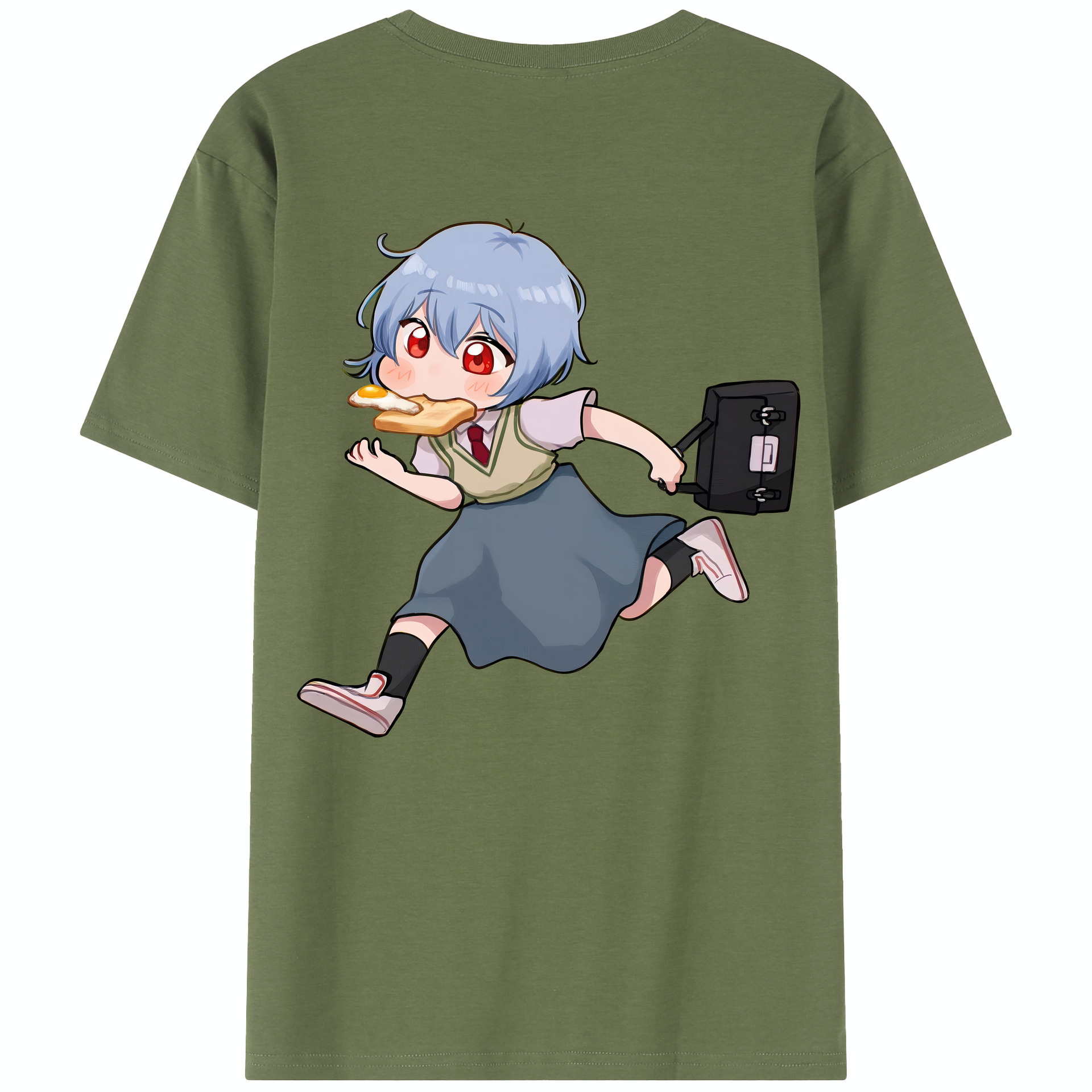 （画像用） EVA 新世紀エヴァンゲリオン 綿100％半袖Tシャツ（背面プリント）